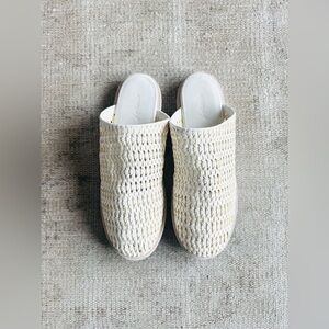 Marsell Goodpiatto white Woven Leather Mules EUR 39 - NWOB $885